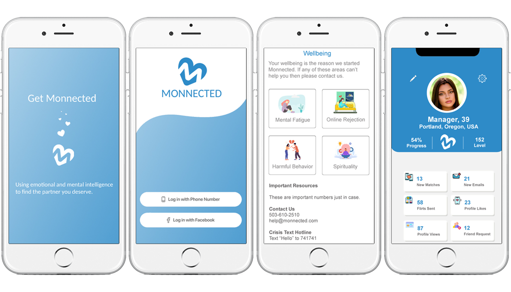 Monnected Dating App Header